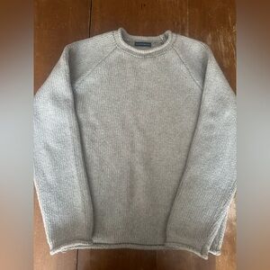 Brandy Melville Men's Heather Gray Crewneck Sweater